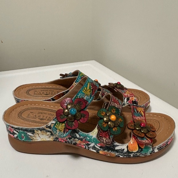 L’Artiste Dansaye Sandals Multicolor Size 8.5 US 39 EU - Picture 4 of 13